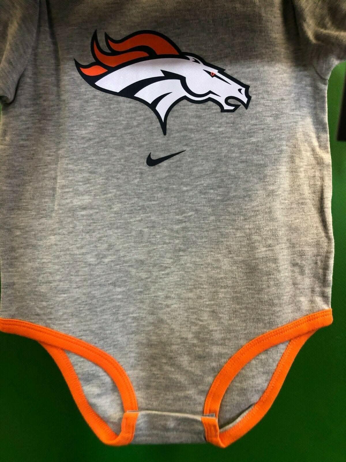 NFL Denver Broncos Set of 3 Bodysuits/Vests 24 months NWT