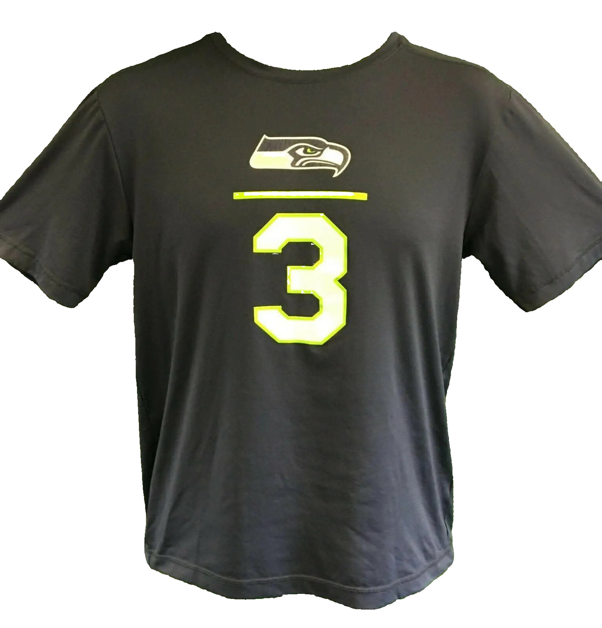 NFL Seattle Seahawks Wilson #3 Jersey-Style T-Shirt TX3 Cool Men's Small