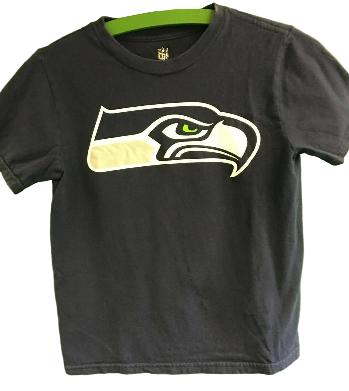 NFL Seattle Seahawks Navy Blue T-Shirt Youth Small 6-8