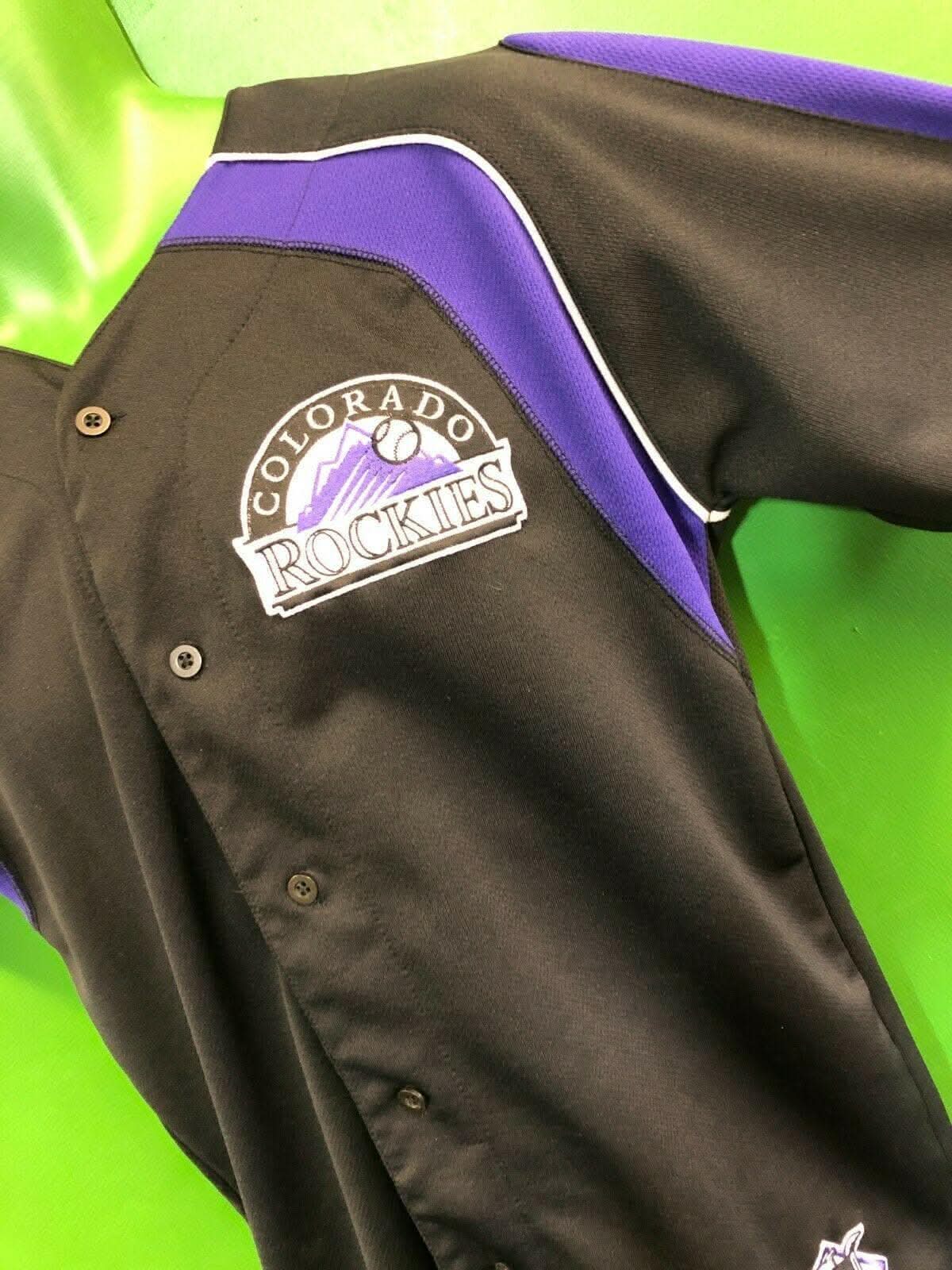 MLB Colorado Rockies Black Baseball Jersey Youth XL 18-20