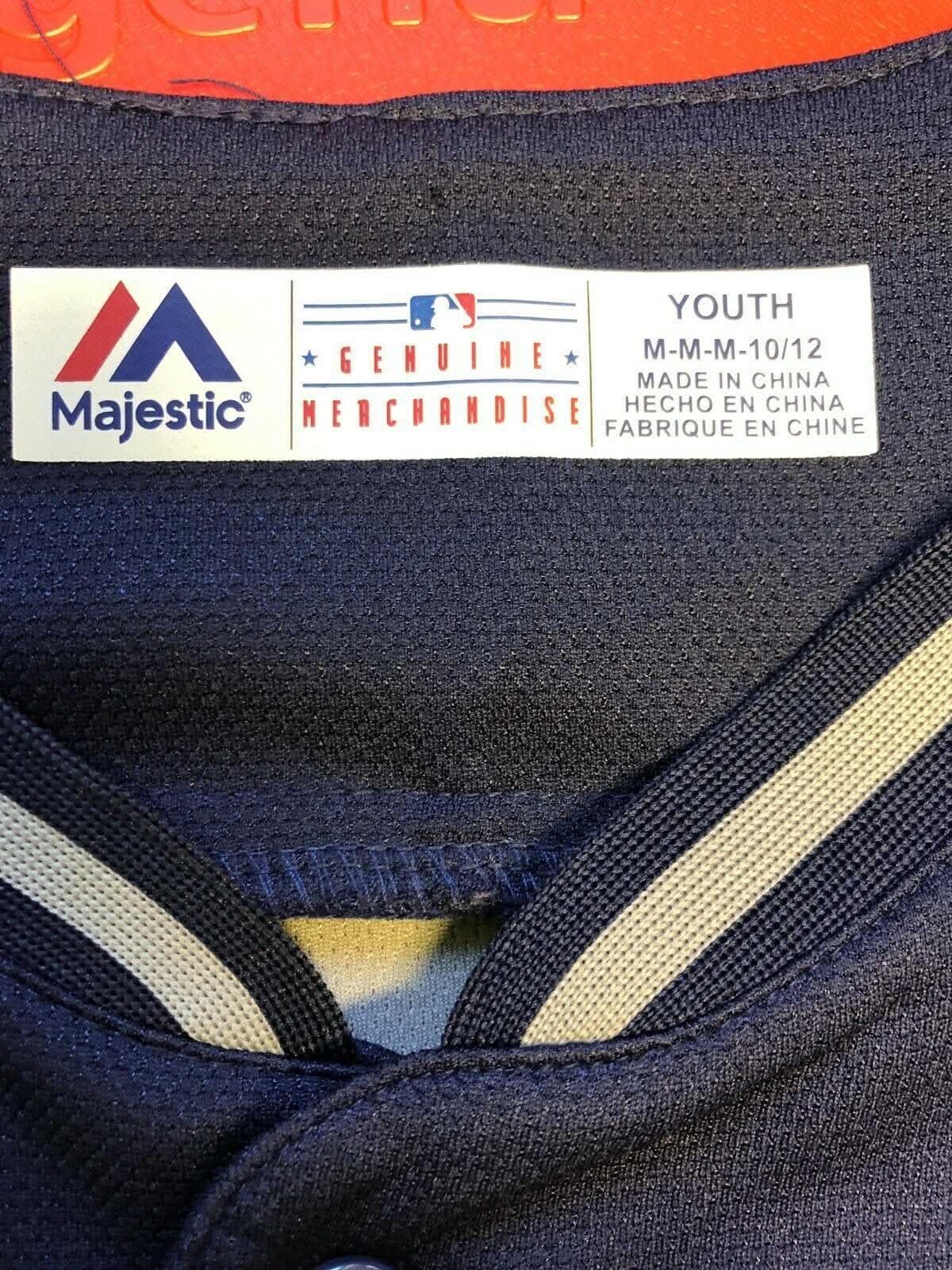 MLB Seattle Mariners Majestic Baseball Jersey Youth Medium 10-12