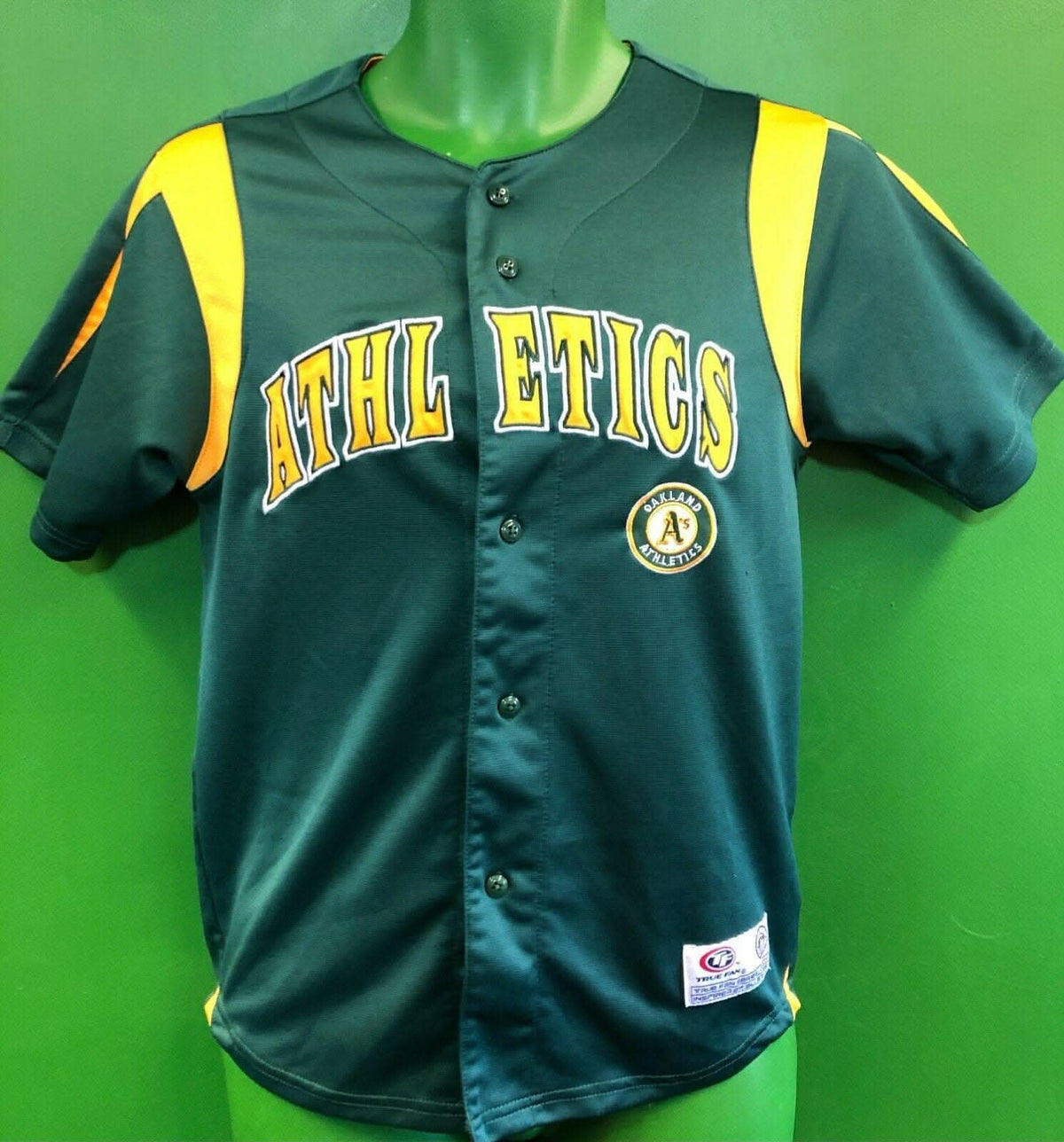 MLB Oakland Athletics A's Stitched Baseball Jersey Youth Medium 10-12