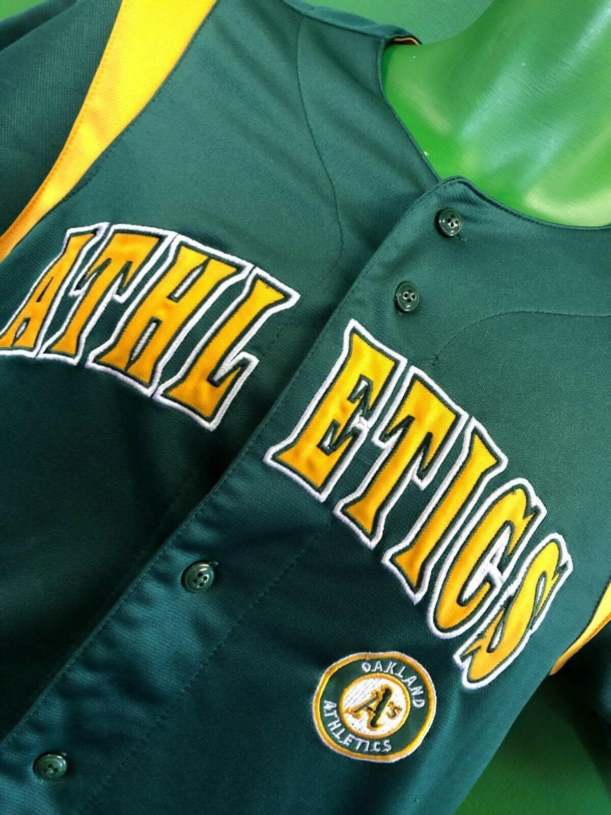 MLB Oakland Athletics A's Stitched Baseball Jersey Youth Medium 10-12