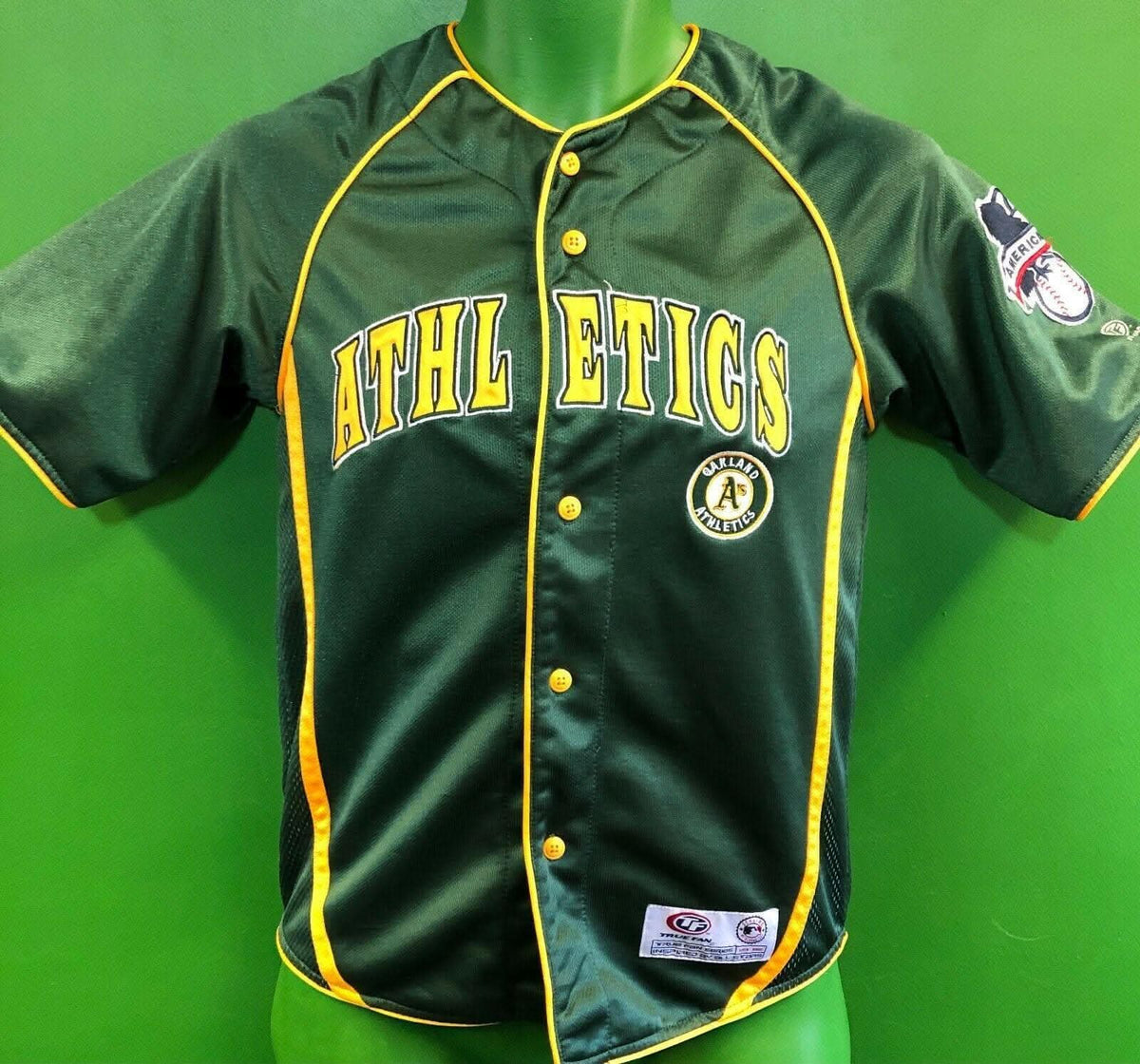 MLB Oakland Athletics A's Stitched Baseball Jersey Youth Medium 8-10