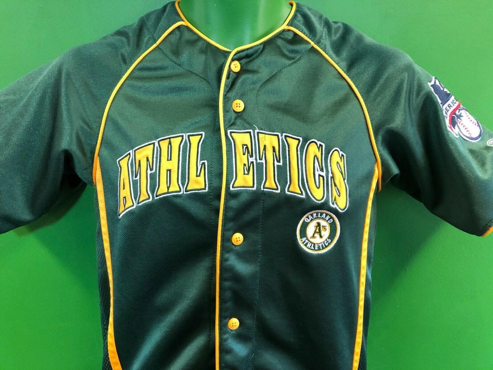 MLB Oakland Athletics A's Stitched Baseball Jersey Youth Medium 8-10