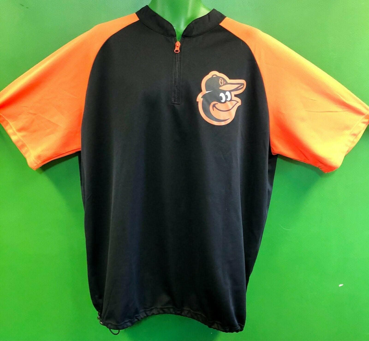 MLB Baltimore Orioles 1-4 Zip Pullover Men's X-Large