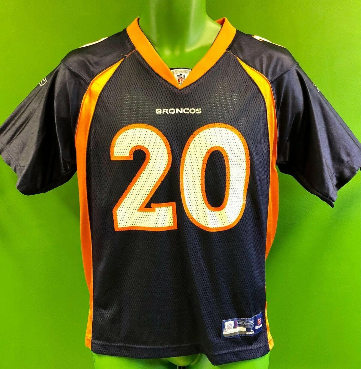 NFL Denver Broncos Brian Dawkins #20 Reebok Jersey Youth Large 14-16