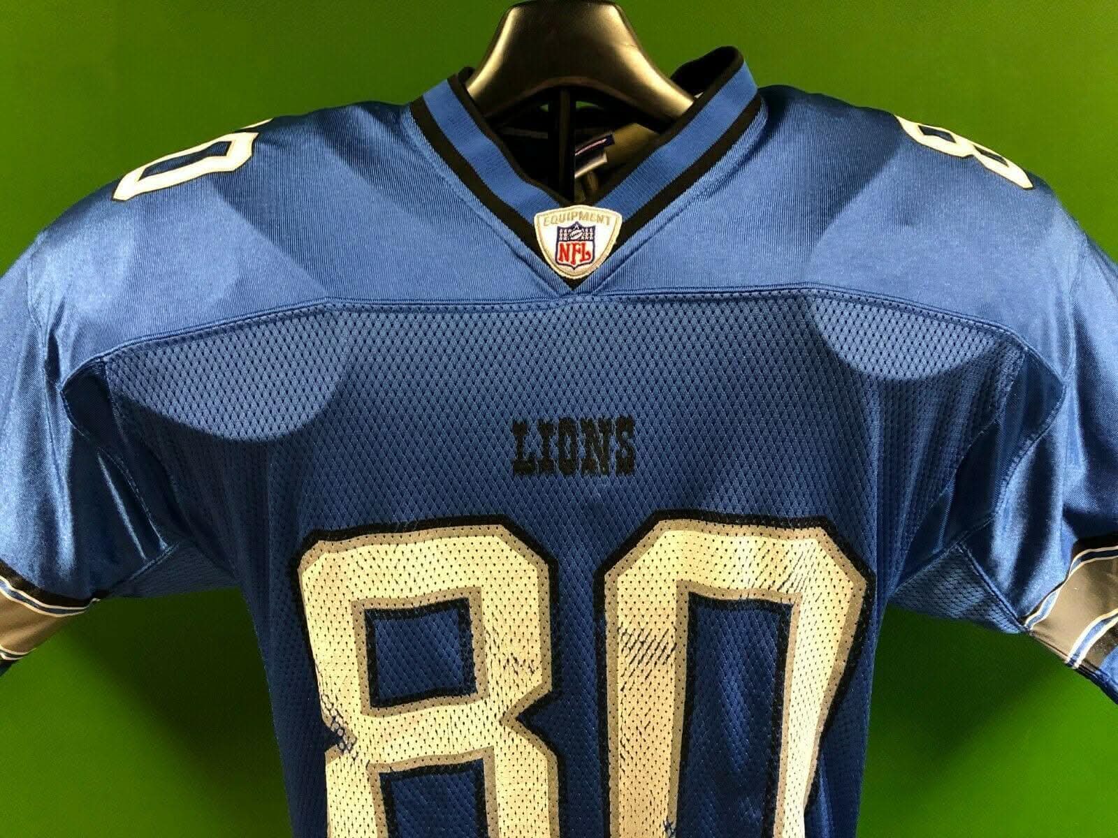 NFL Detroit Lions Charles Rogers #80 Reebok Jersey Men's Large