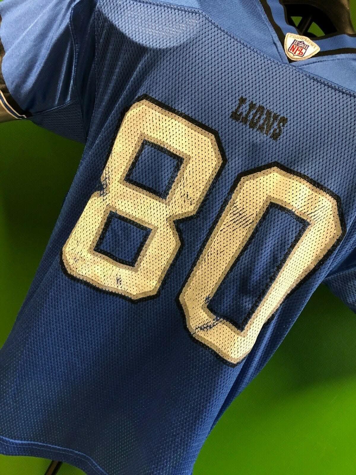 NFL Detroit Lions Charles Rogers #80 Reebok Jersey Men's Large