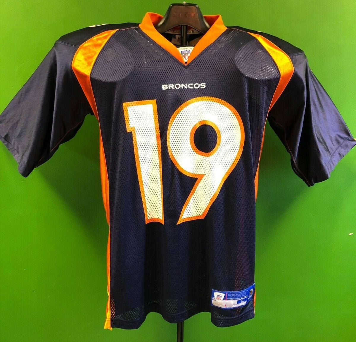 NFL Denver Broncos Eddie Royal #19 Reebok Jersey Men's Large