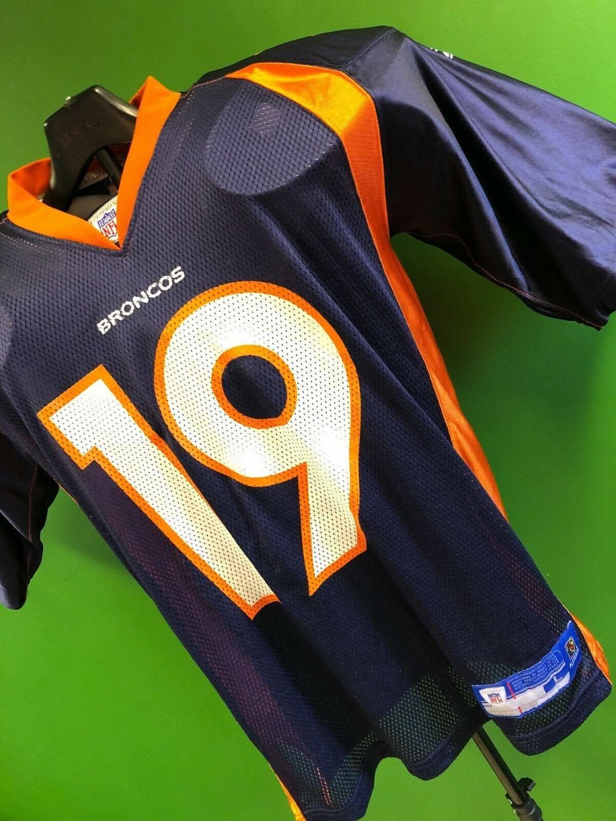 NFL Denver Broncos Eddie Royal #19 Reebok Jersey Men's Large