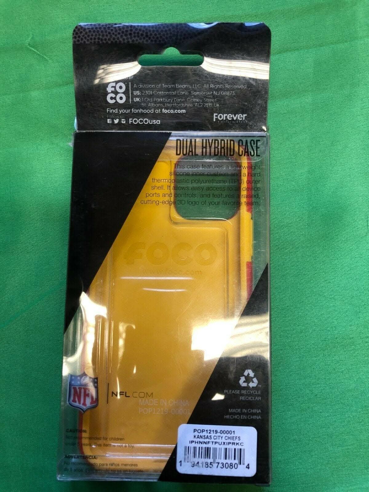 NFL Kansas City Chiefs iPhone 11 Pro Dual Hybrid Case
