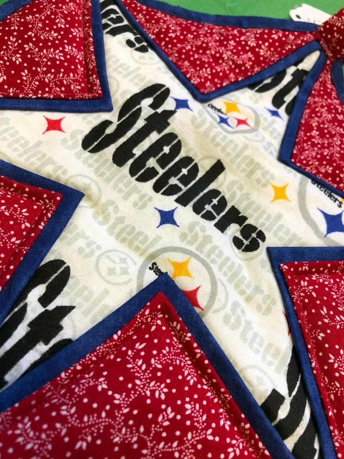 NFL Pittsburgh Steelers Kitchen Pot Holder Oven Pad Red-Blue