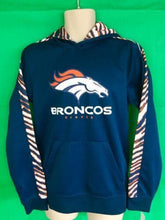 NFL Denver Broncos Tiger Stripe Zubaz-Style Hoodie Youth Small