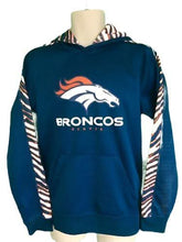 NFL Denver Broncos Tiger Stripe Zubaz-Style Hoodie Youth Small