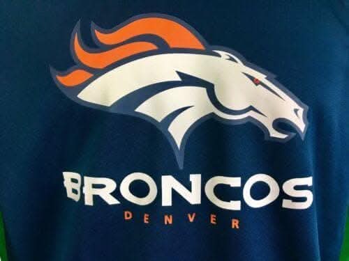 NFL Denver Broncos Tiger Stripe Zubaz-Style Hoodie Youth Small