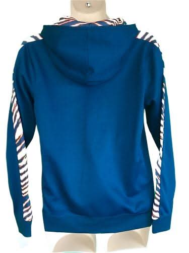 NFL Denver Broncos Tiger Stripe Zubaz-Style Hoodie Youth Small
