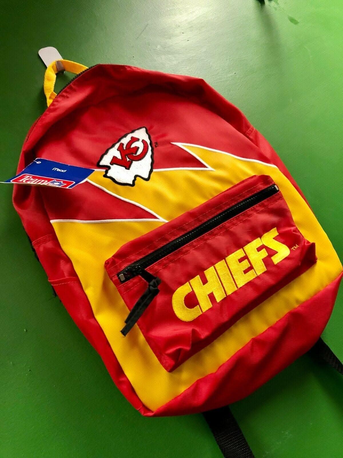 NFL Kansas City Chiefs Mead Backpack Book Bag NWT