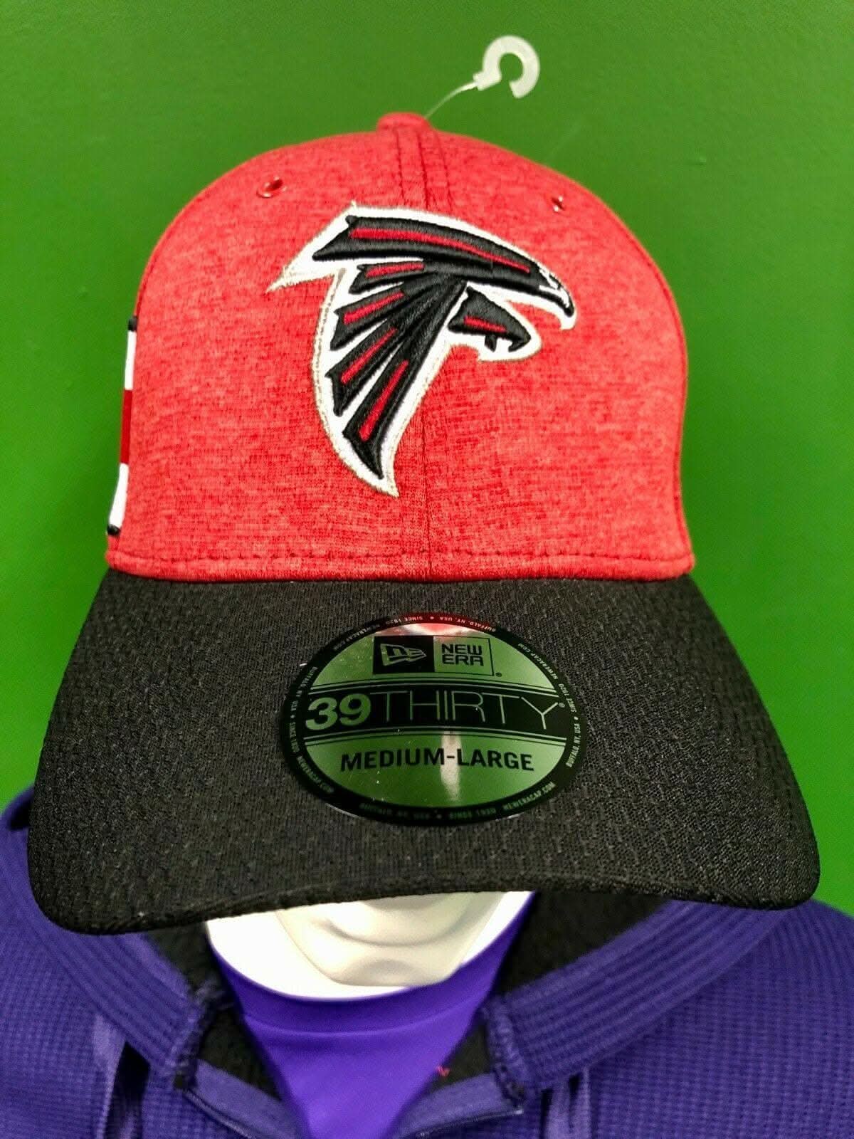 NFL Atlanta Falcons New Era 39THIRTY Sideline Hat Cap NWT Medium-Large
