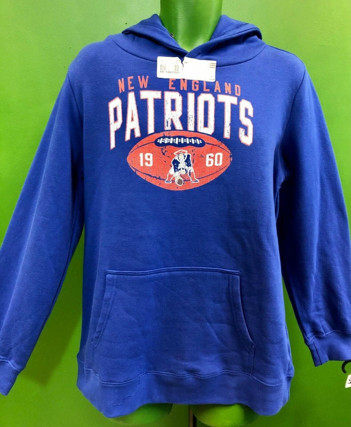 NFL New England Patriots Fanatics Throwback Hoodie Youth XL 18-20