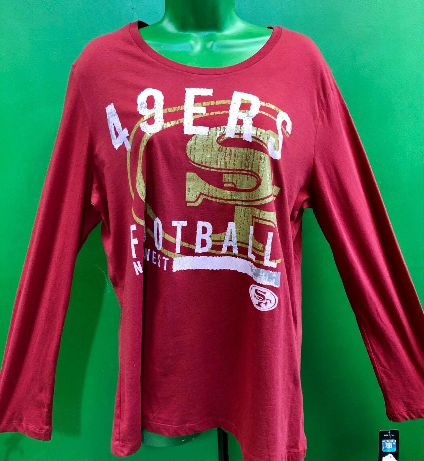 NFL San Francisco 49ers Long Sleeve Majestic T-Shirt Women's X-Large