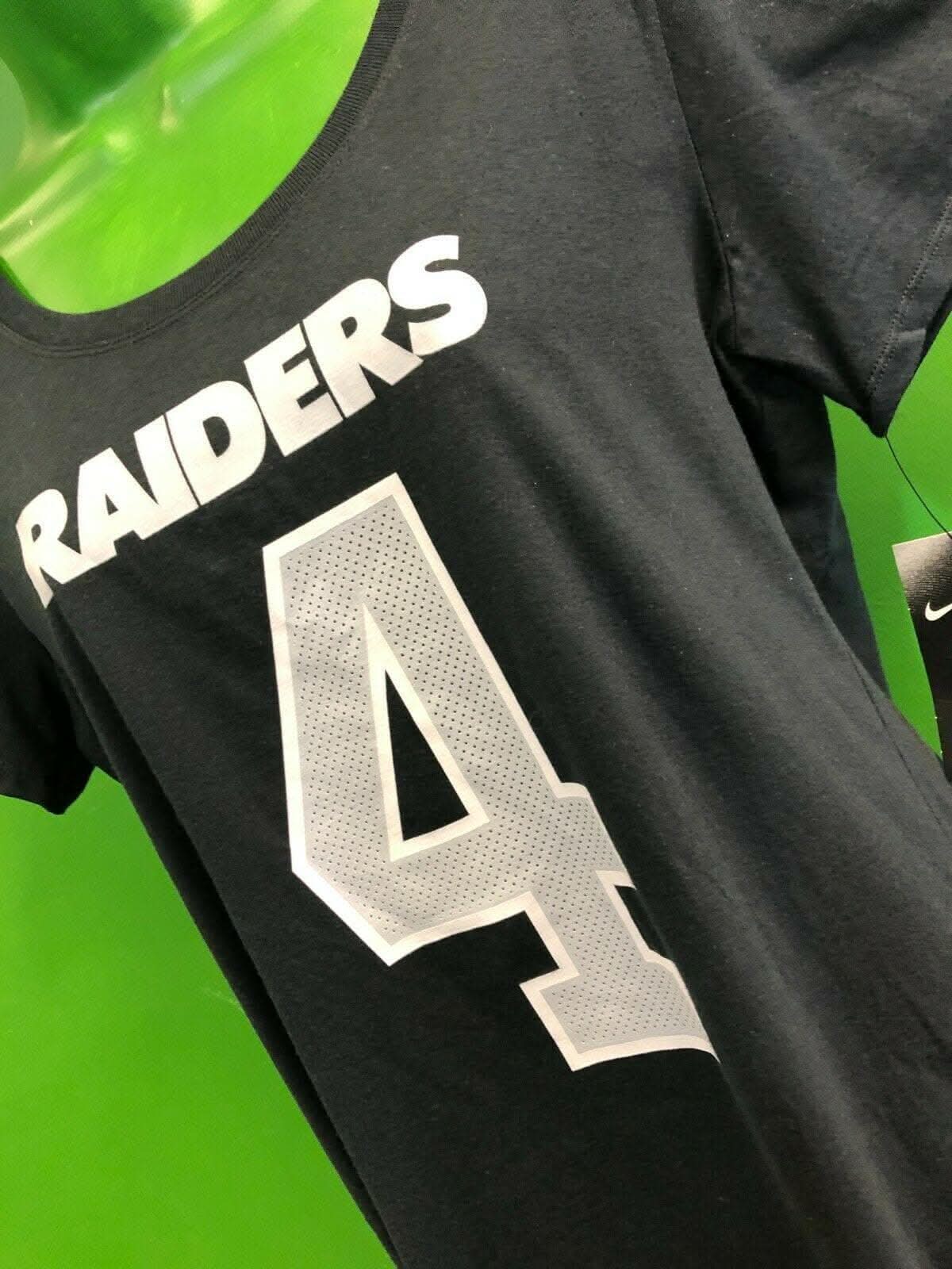 NFL Las Vegas Raiders Derek Carr #4 T-Shirt NWT Women's Medium