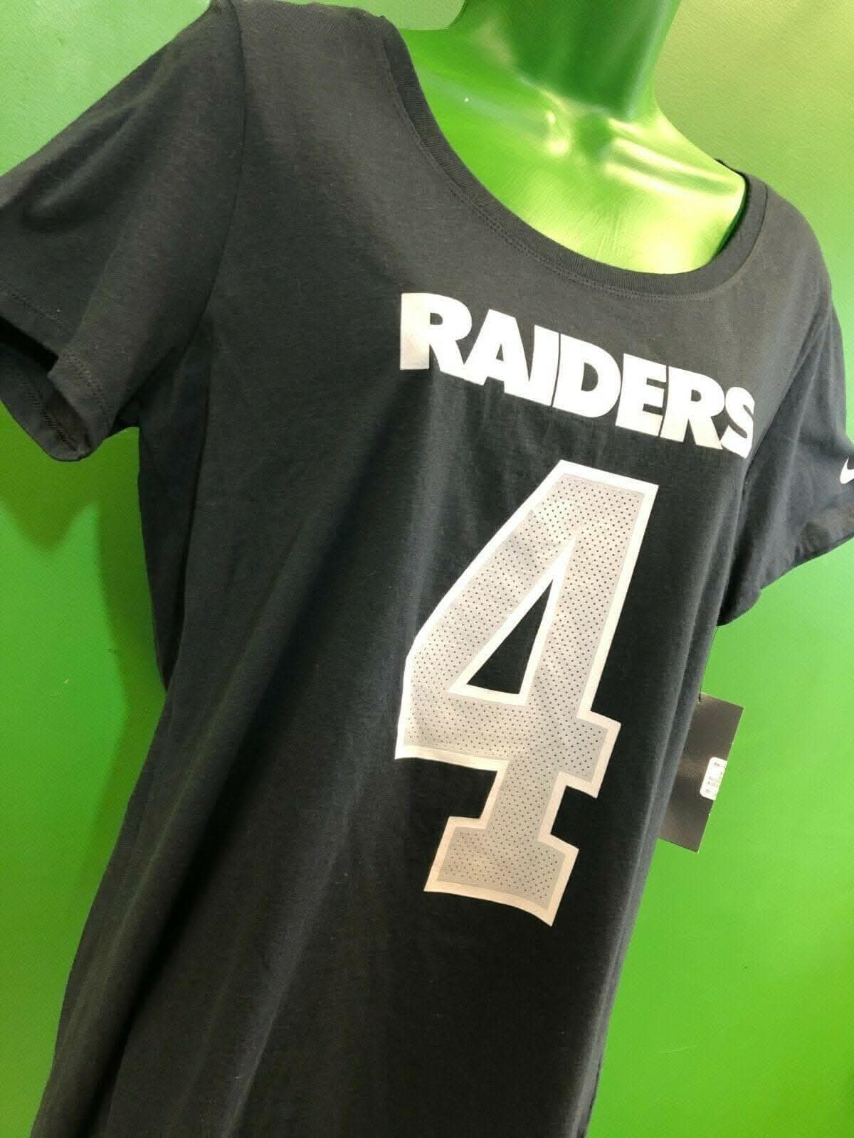 NFL Las Vegas Raiders Derek Carr #4 T-Shirt NWT Women's Medium