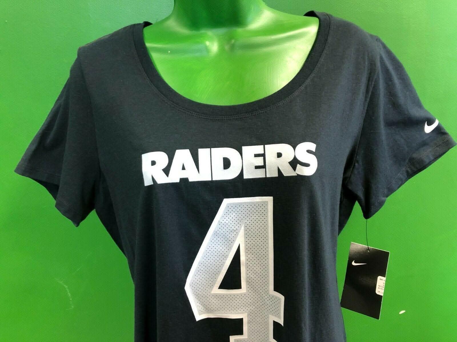 NFL Las Vegas Raiders Derek Carr #4 T-Shirt NWT Women's Medium