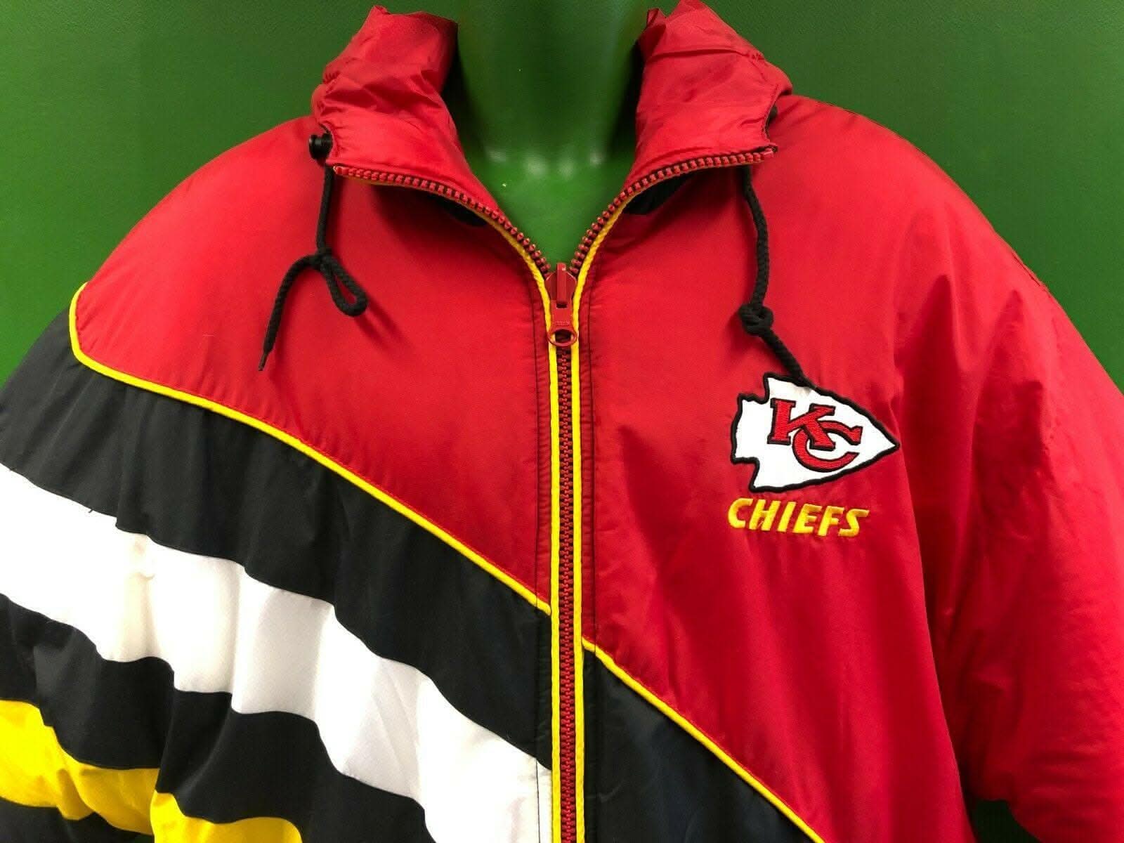 NFL Kansas City Chiefs GameDay Reversible Vintage Jacket NWT Men's Large