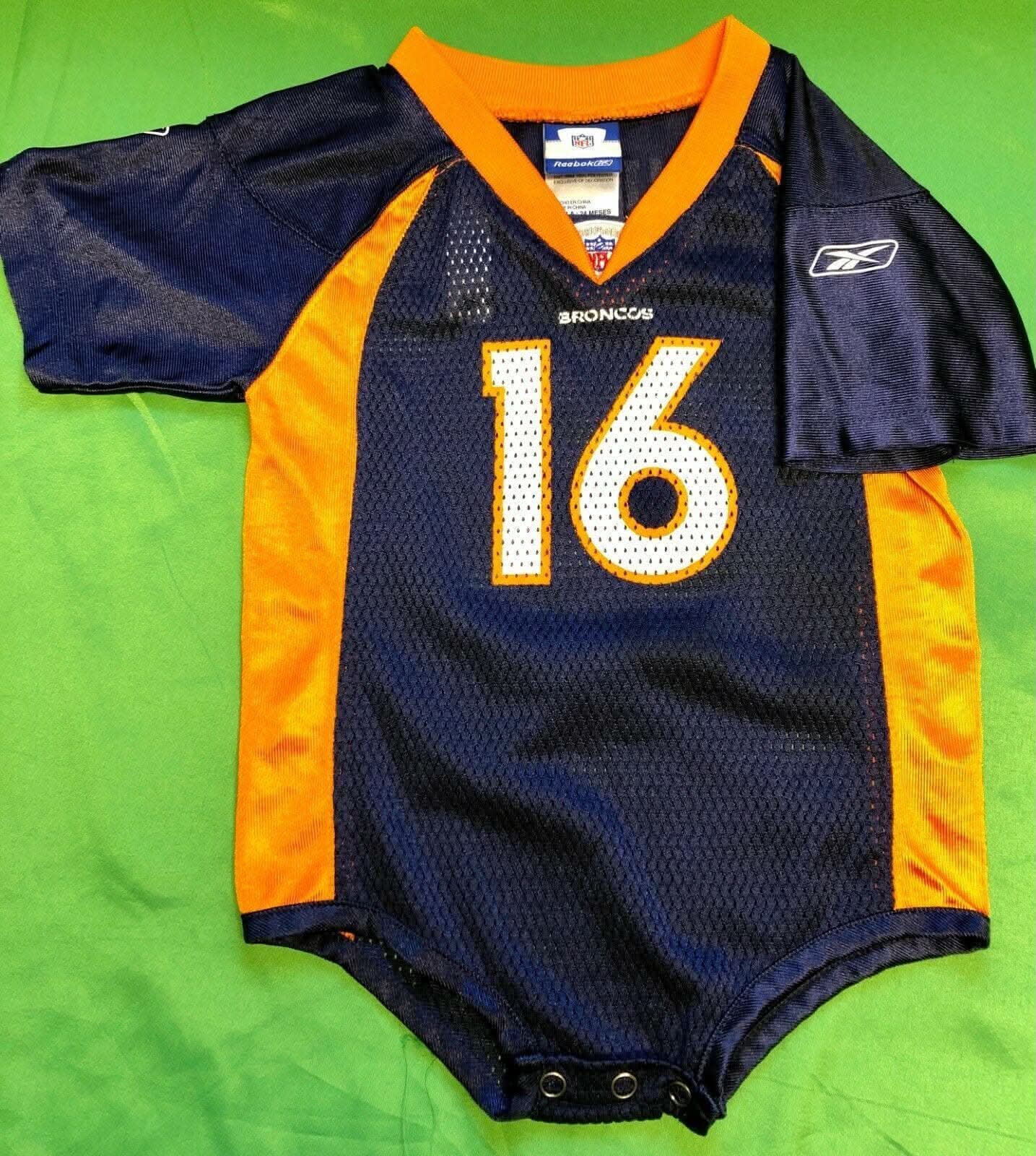 NFL Denver Broncos Jake Plummer #16 Reebok Bodysuit/Vest  24 months