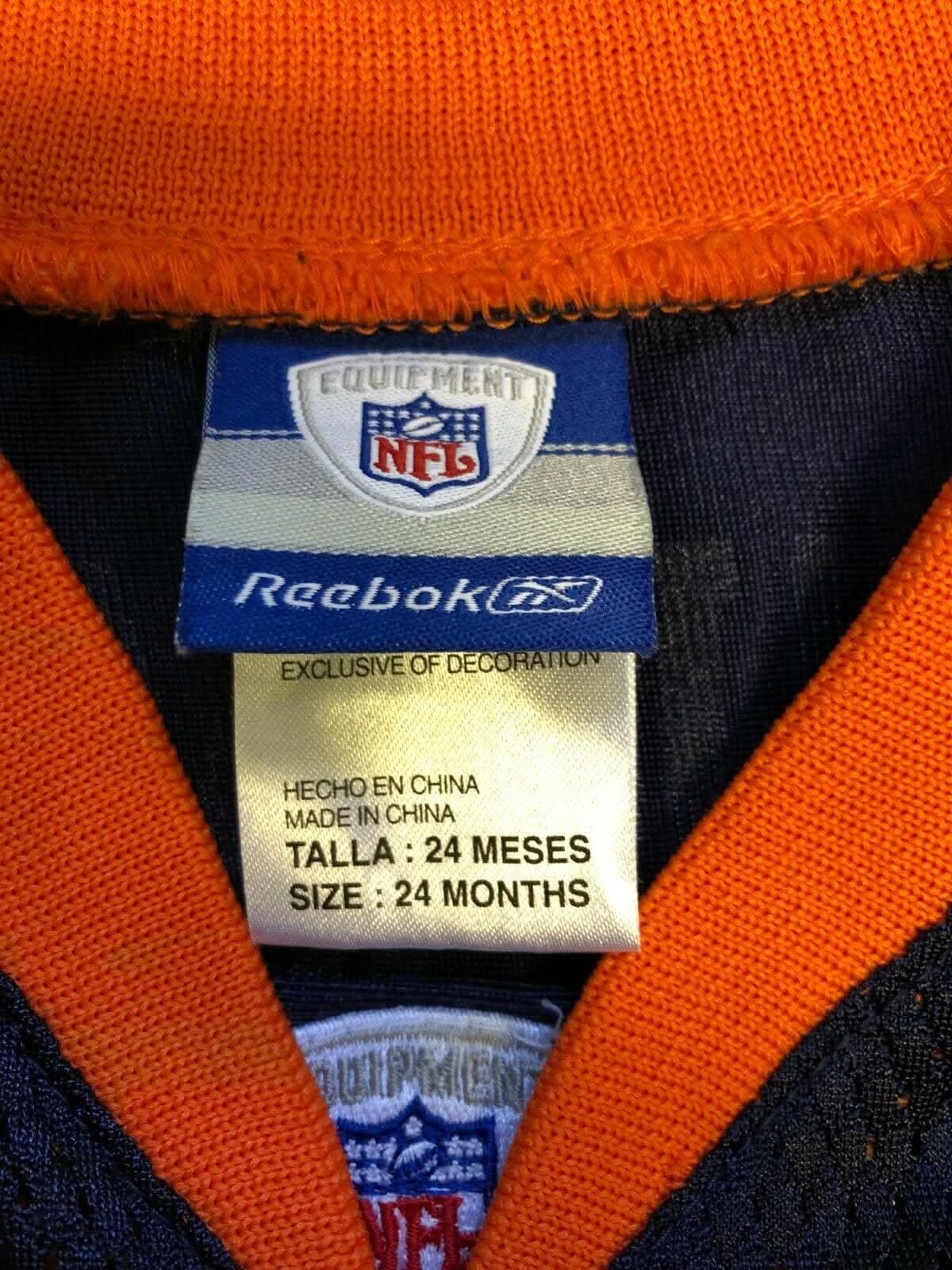 NFL Denver Broncos Jake Plummer #16 Reebok Bodysuit/Vest  24 months