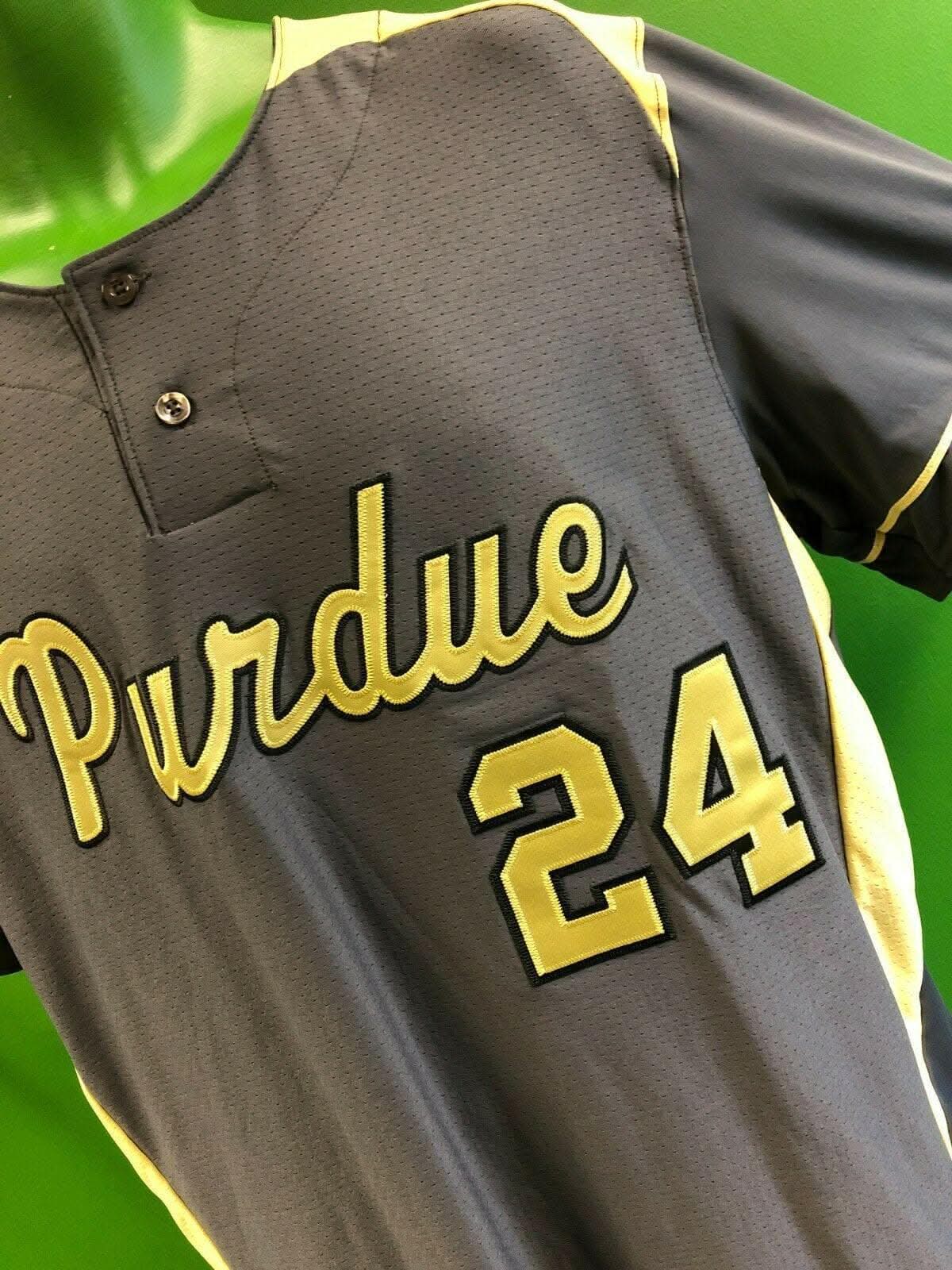 NCAA Purdue Boilermakers Russell Baseball-Style Jersey Men's Large NWT