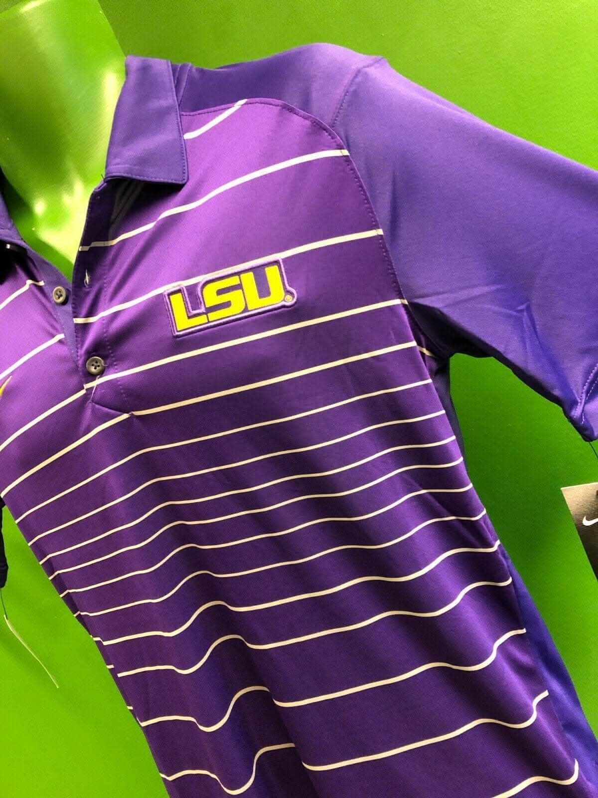 NCAA Louisiana State LSU Tigers Golf Polo Shirt Men's Small NWT