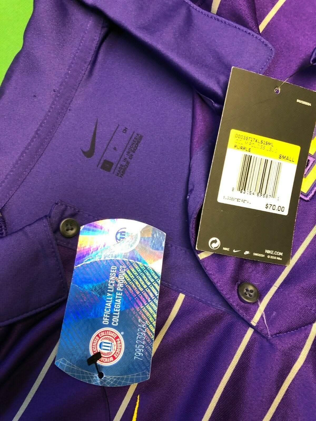 NCAA Louisiana State LSU Tigers Golf Polo Shirt Men's Small NWT