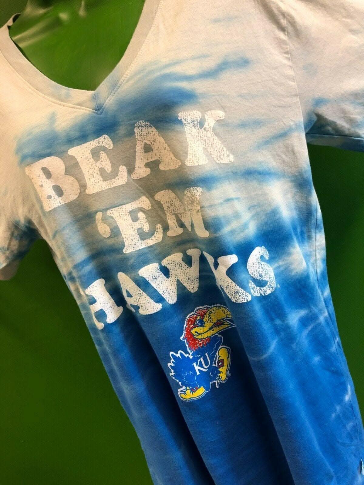 NCAA Kansas Jayhawks Tie-Dye T-Shirt Women's Medium NWT