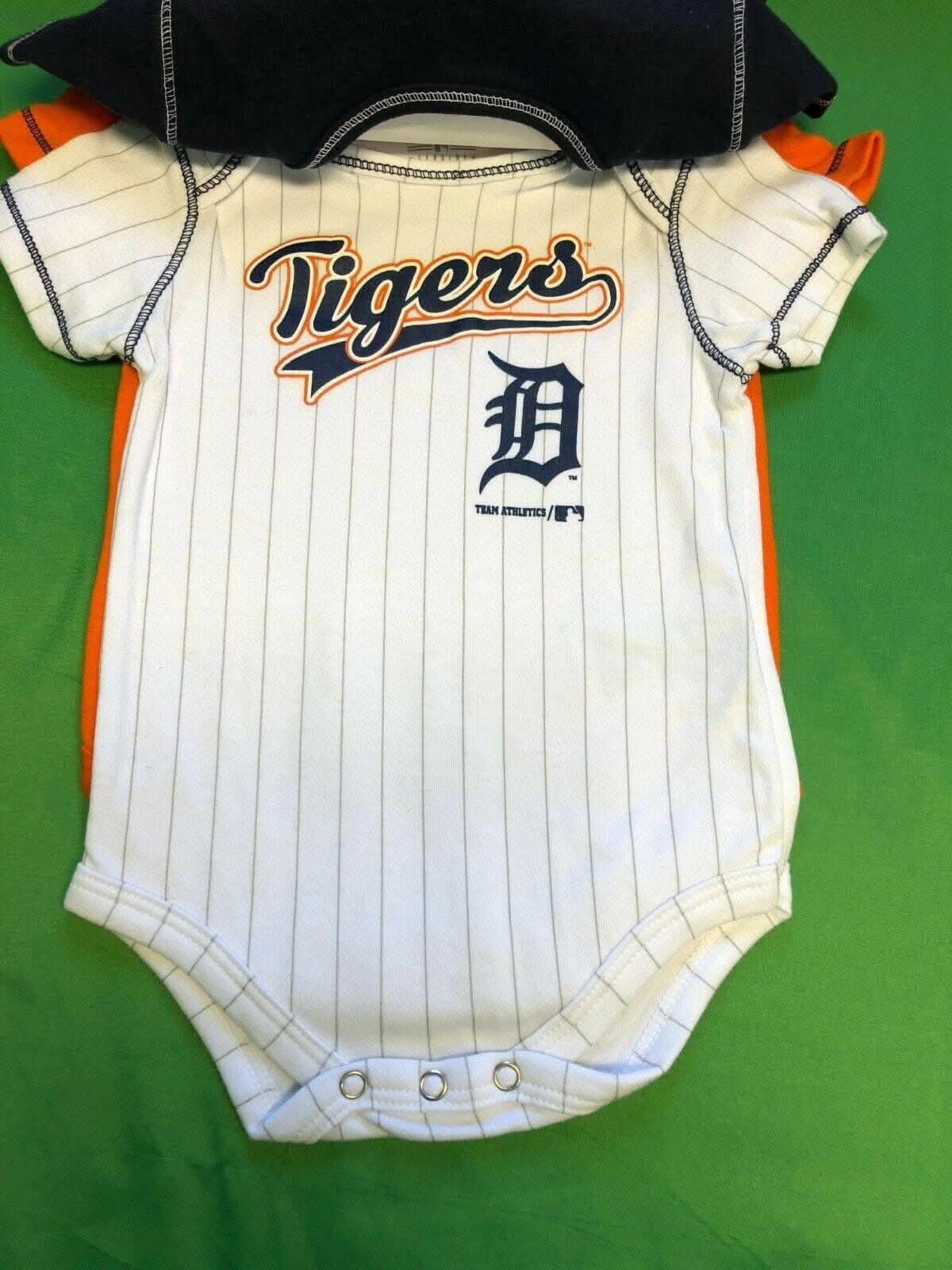 MLB Detroit Tigers Set of 3 Bodysuits/Vests 6-9 months NWT