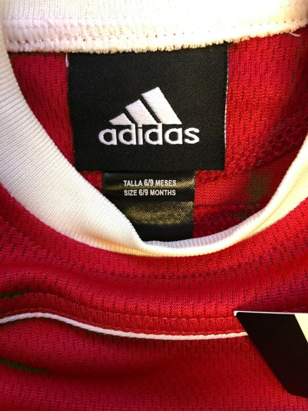 NCAA Wisconsin Badgers Adidas Bodysuit/Vest 6-9 months NWT