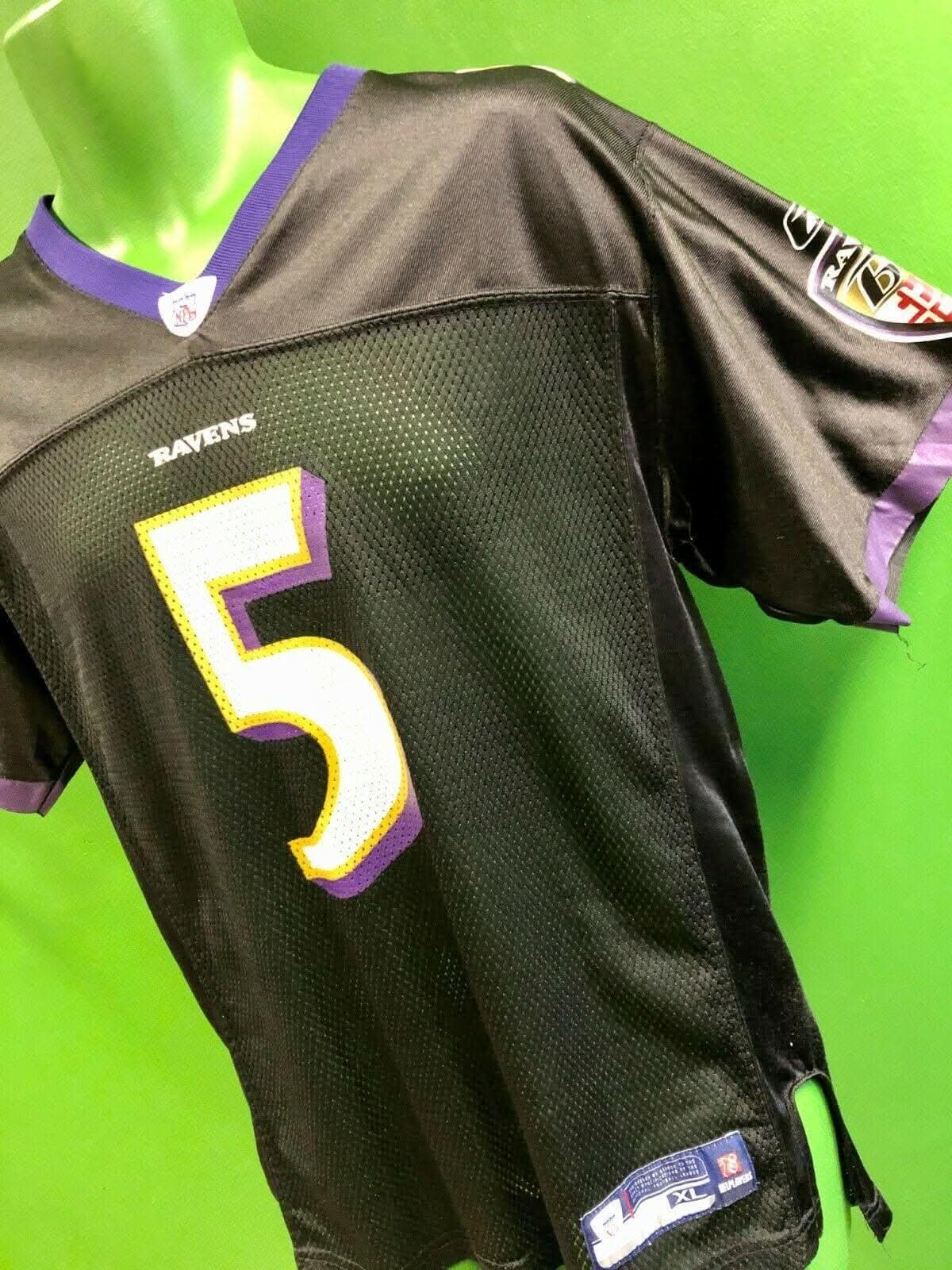 NFL Baltimore Ravens Joe Flacco #5 Reebok Jersey Youth XL 18-20