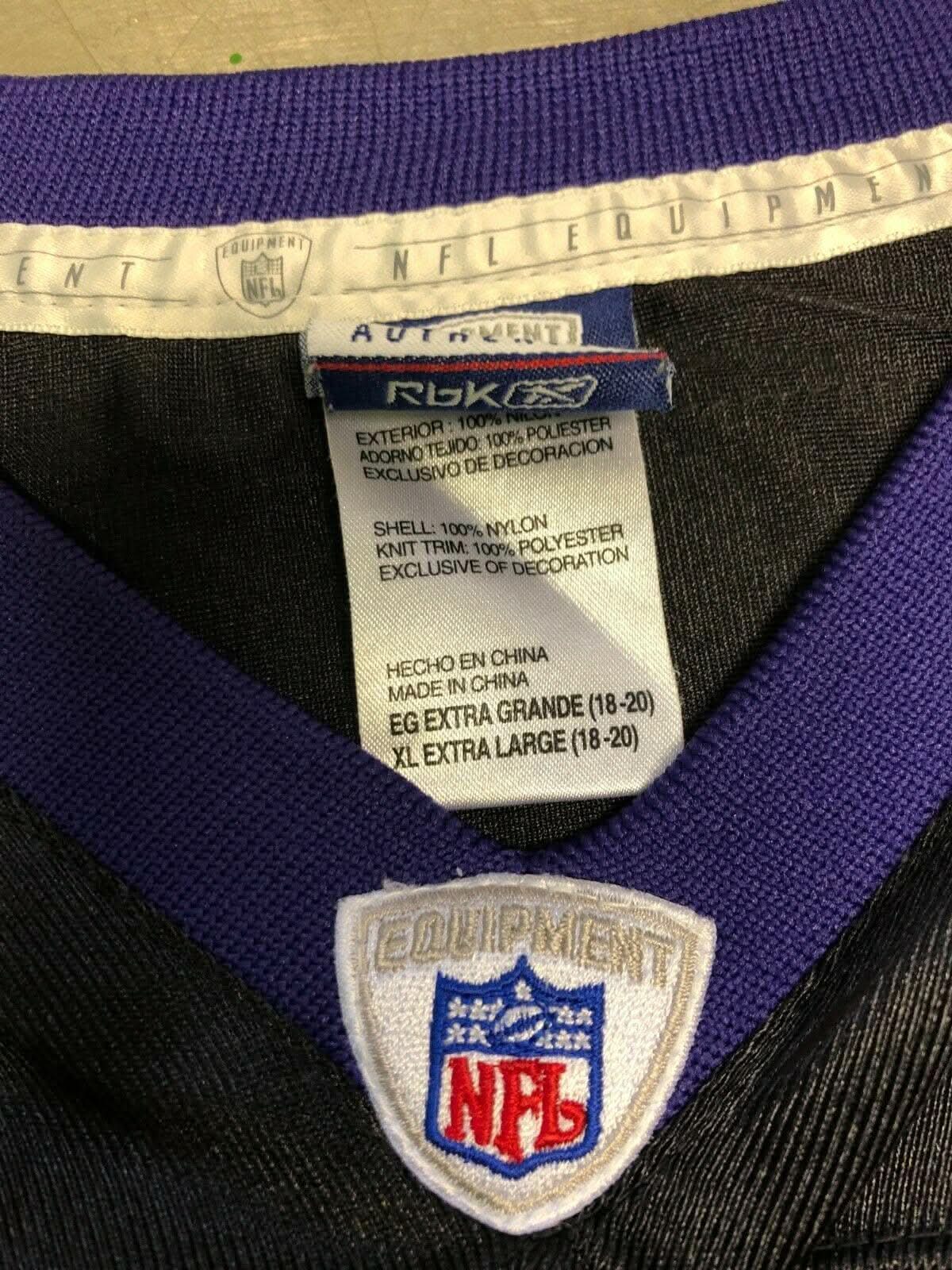 NFL Baltimore Ravens Joe Flacco #5 Reebok Jersey Youth XL 18-20