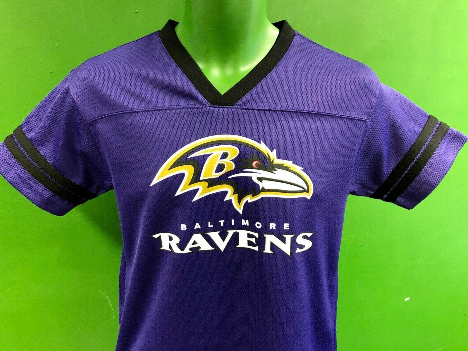 NFL Baltimore Ravens Jersey-Style Top Youth Medium 8