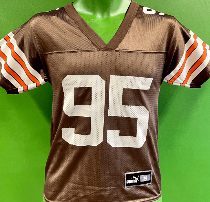 NFL Cleveland Browns Jamir Miller #95 Vintage Puma Jersey Youth Small 8