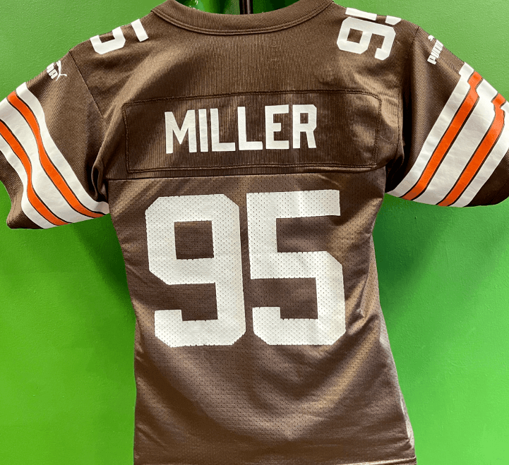 NFL Cleveland Browns Jamir Miller #95 Vintage Puma Jersey Youth Small 8