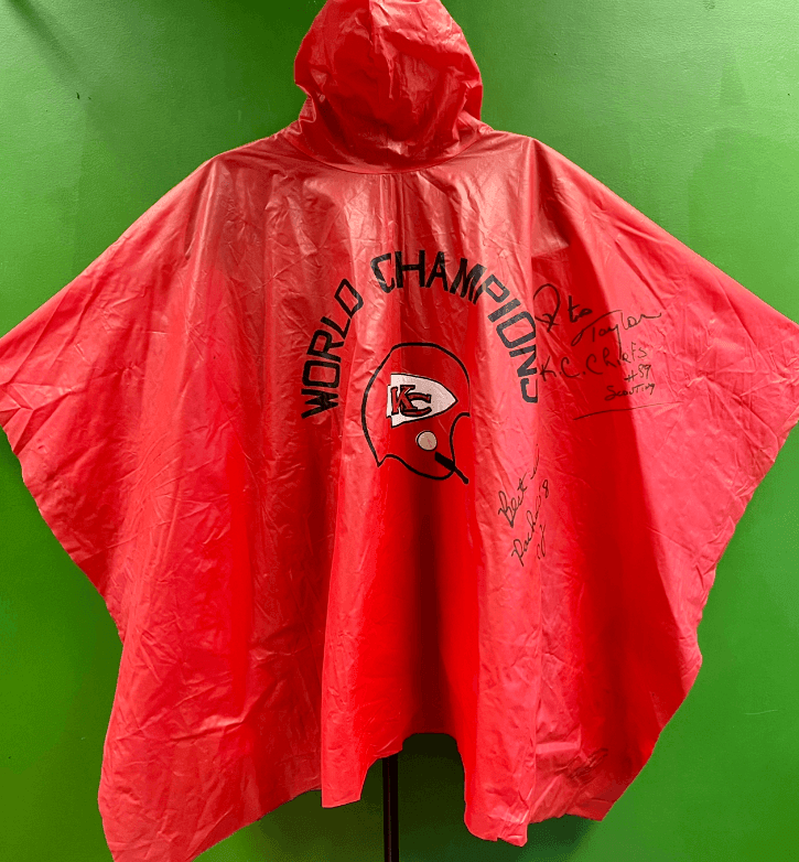 NFL Kansas City Chiefs Vintage Signed Poncho Otis Smith Jack Rudnay