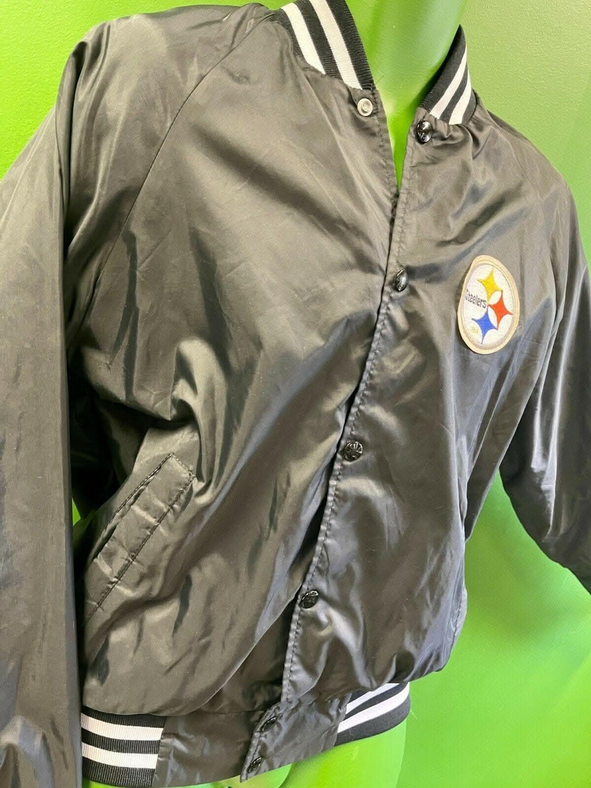 NFL Pittsburgh Steelers Homemade Satin Bomber Men's Small-Medium Vintage