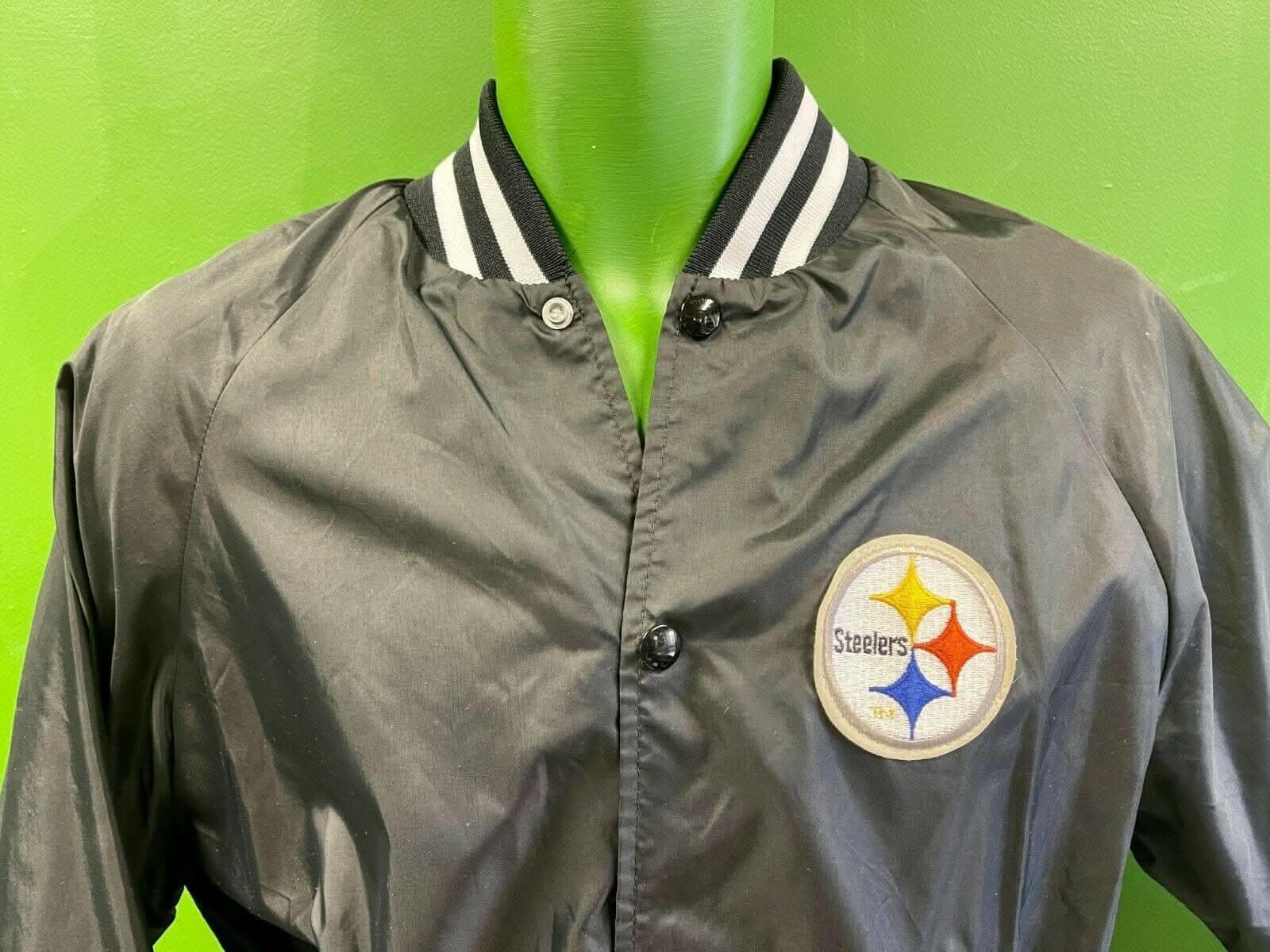 NFL Pittsburgh Steelers Homemade Satin Bomber Men's Small-Medium Vintage