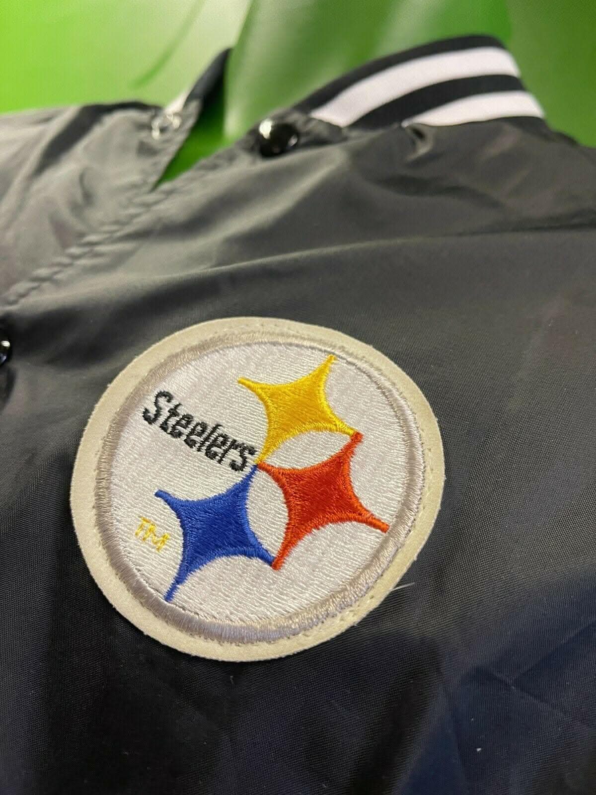NFL Pittsburgh Steelers Homemade Satin Bomber Men's Small-Medium Vintage