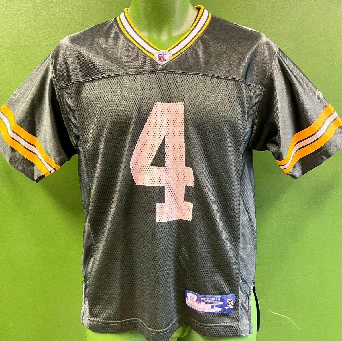 NFL Green Bay Packers Brett Favre #4 Reebok Jersey Youth Large 14-16