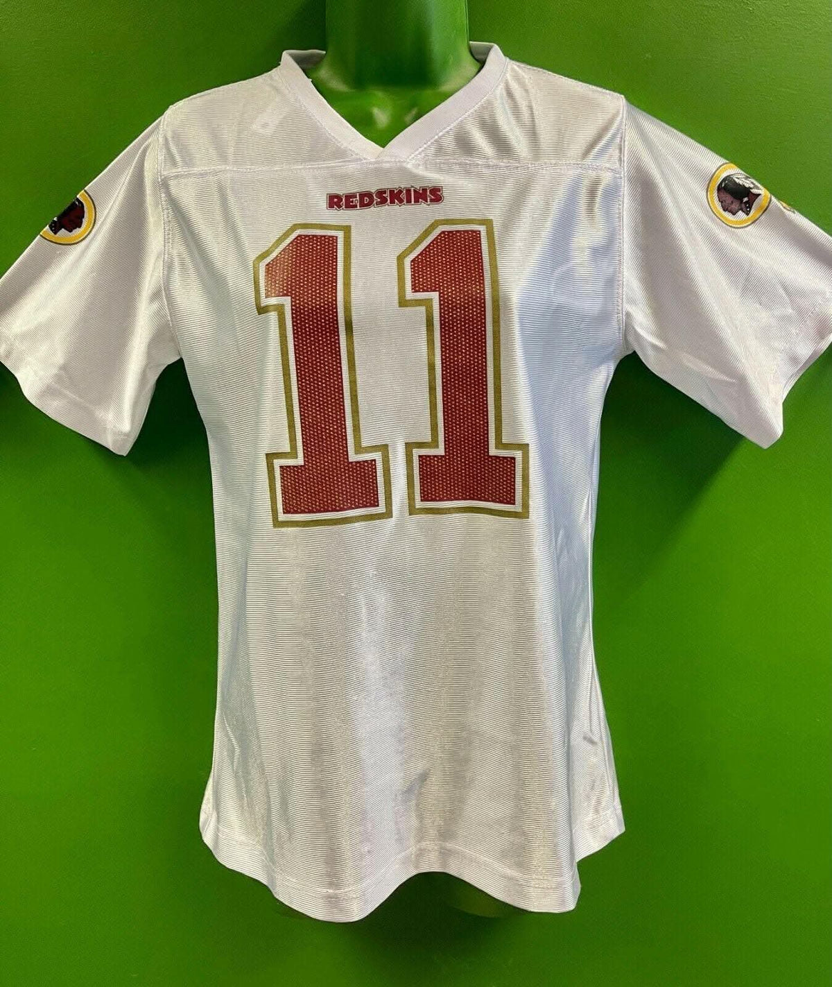 NFL Washington Commanders (Redskins) Jackson #10 Glittery Jersey Youth XL 14-16