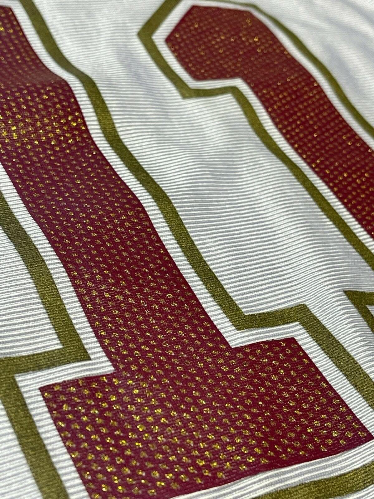 NFL Washington Commanders (Redskins) Jackson #10 Glittery Jersey Youth XL 14-16