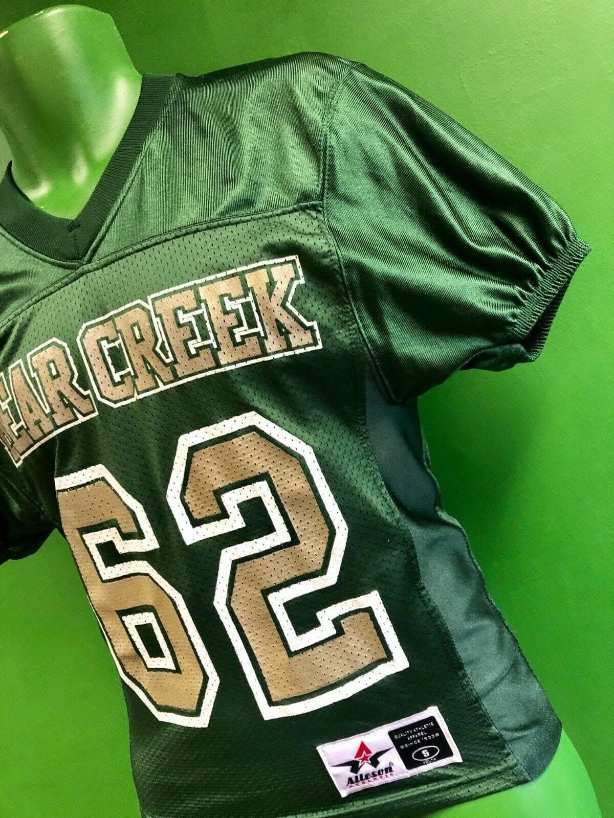 American Football Green Bear Creek Jersey Youth Small 6-8